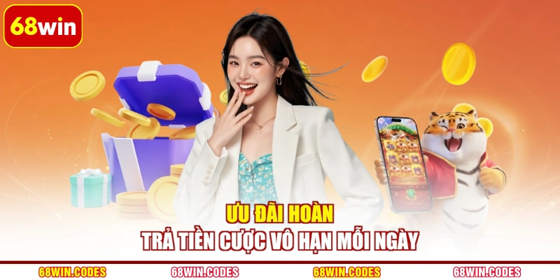 Ưu đãi hoàn trả tiền cược vô hạn mỗi ngày